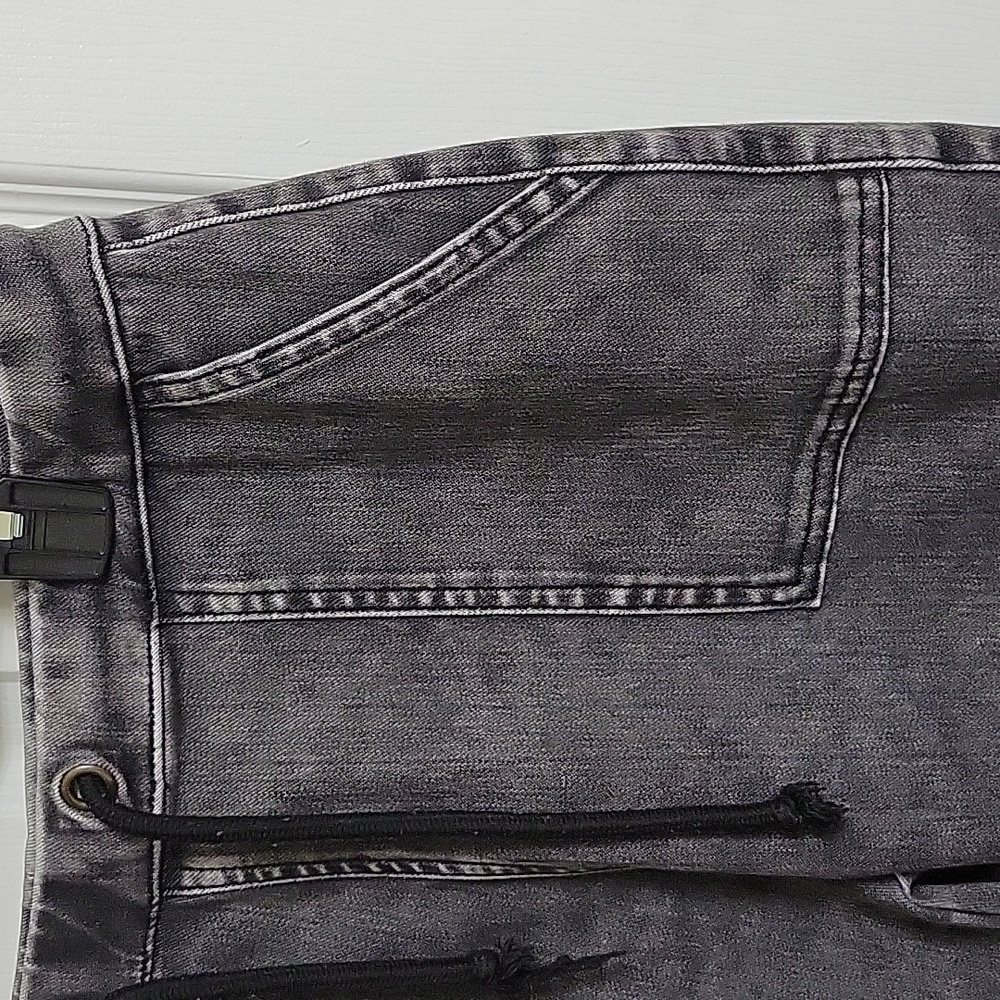 Ethyl Super Soft + Stretchy Denim Cargo Joggers - Picture 2 of 5
